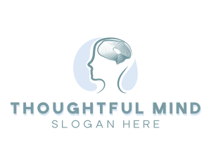 Psychology Mental Health Counseling logo design