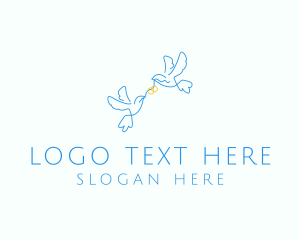 Wedding Dove Ring  logo