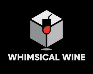 Modern Winery Bar logo design