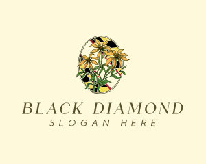 Maryland Black Eyed Susan logo design