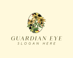 Maryland Black Eyed Susan logo design