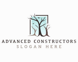 Landscaping Tree Branch logo design