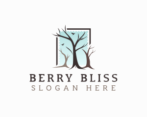 Landscaping Tree Branch logo design