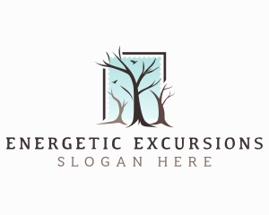 Landscaping Tree Branch logo design