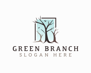 Landscaping Tree Branch logo