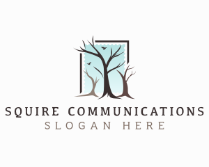 Landscaping Tree Branch logo design