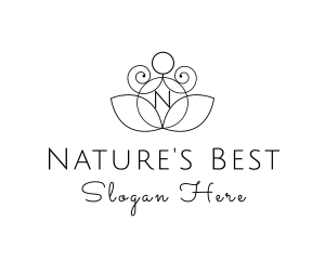 Elegant Nature Spa logo design