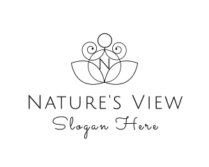 Elegant Nature Spa logo design