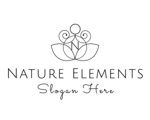 Elegant Nature Spa logo design