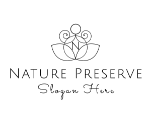 Elegant Nature Spa logo design