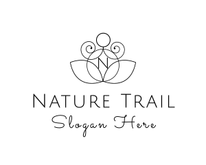 Elegant Nature Spa logo design