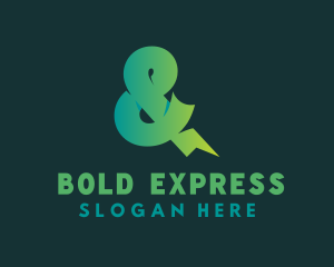 Bold Ampersand Font logo design