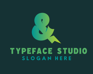 Bold Ampersand Font logo