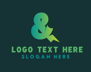 Font - Bold Ampersand Font logo design