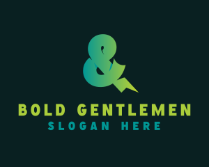 Bold Ampersand Font logo design