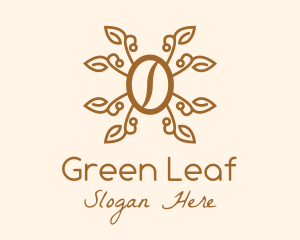 Coffee Leaf Sprout logo