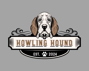 Dog Hound Pet logo design