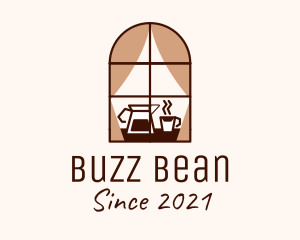 Brown Coffee Window logo design