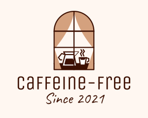 Brown Coffee Window logo design