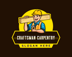 Carpenter Builder Construction logo design