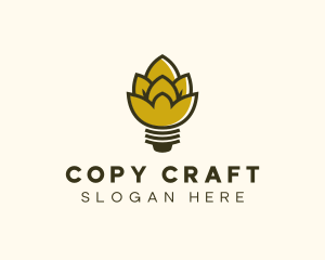 Malt Lightbulb Craft Distillery logo design