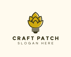 Malt Lightbulb Craft Distillery logo design