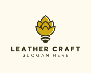 Malt Lightbulb Craft Distillery logo design