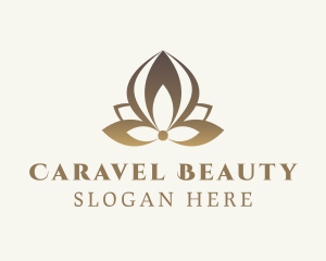 Beauty Wellness Lotus logo design