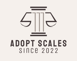 Pillar Scale Legal Service  logo design