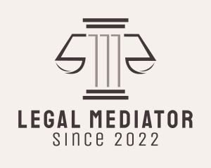 Pillar Scale Legal Service  logo design