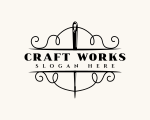 Craft Needle Thread logo design