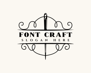 Craft Needle Thread logo design