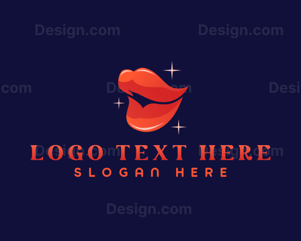 Sexy Erotic Lips Logo