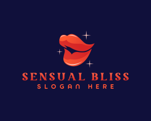 Sexy Erotic Lips logo design