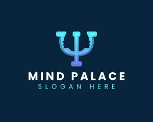 Psychology Human Mind logo design