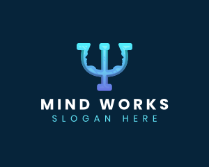 Psychology Human Mind logo design