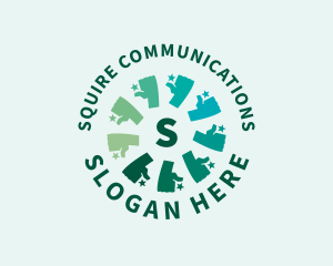 Community Thumbs Up Group logo design