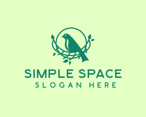 Tree Bird Nest logo design