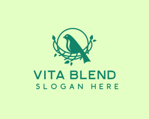 Tree Bird Nest logo design