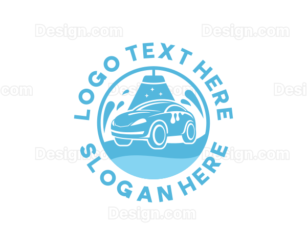 Car Wash Auto Cleaning Logo