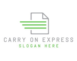 Express Document App logo design