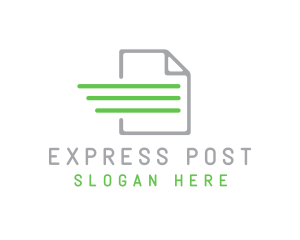 Express Document App logo design