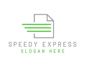 Express Document App logo design