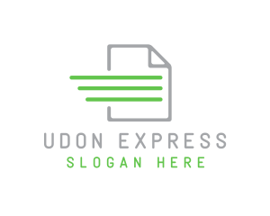 Express Document App logo design