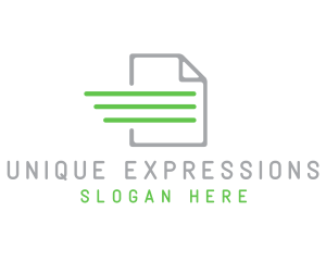 Express Document App logo design