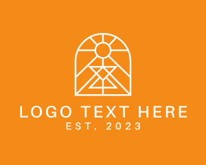 Symmetrical Window Outline logo