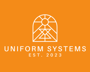 Symmetrical Window Outline logo