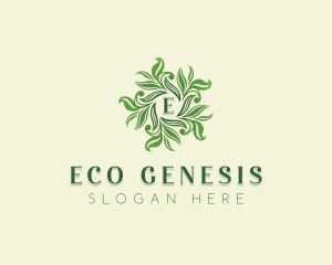 Nature Herbal Gardening logo design