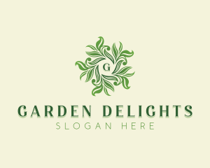 Nature Herbal Gardening logo design