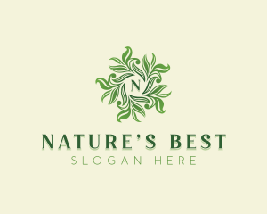 Nature Herbal Gardening logo design